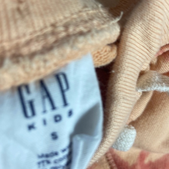 Orange Dip Tie Dyed GAP Terry Athletic Drawstring Shorts - Picture 6 of 7